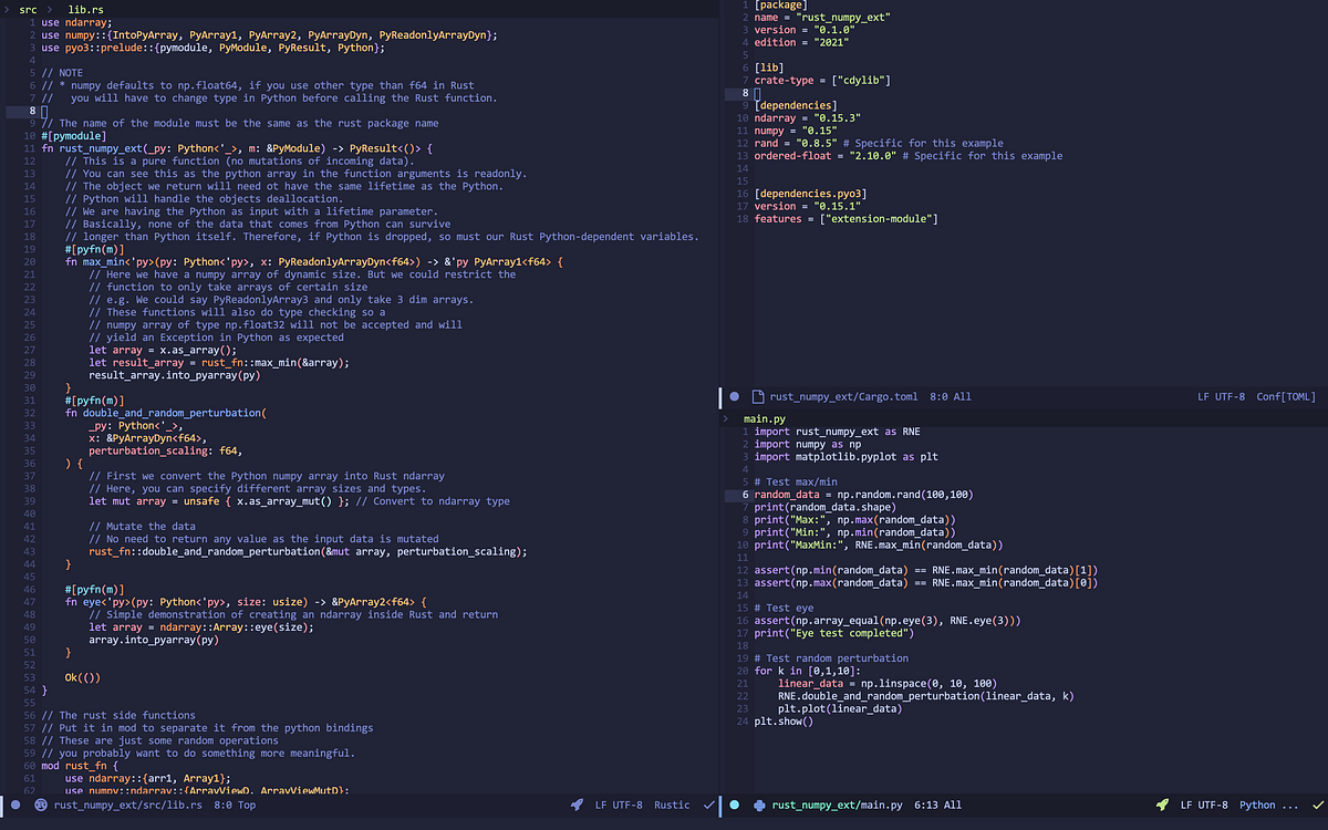 Python and Rust